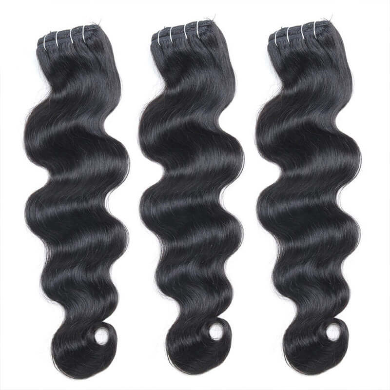 Body Wave Seamless Clip In Human Hair Extensions For Black Women Natural Color 8 /16 Pieces 120G /240G