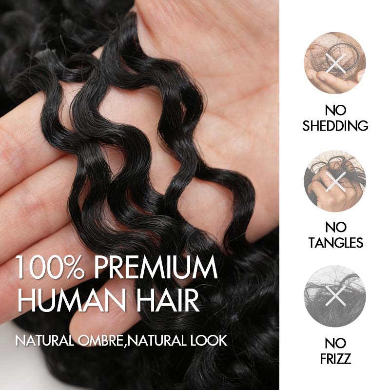 Body Wave Seamless Clip In Human Hair Extensions For Black Women Natural Color 8 /16 Pieces 120G /240G