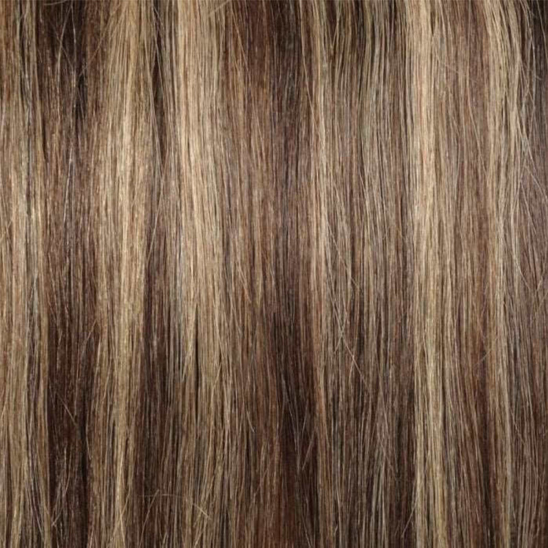 P4/27 Highlight Straight/Body Wave Seamless Clip In Human Hair Extensions For Black Women