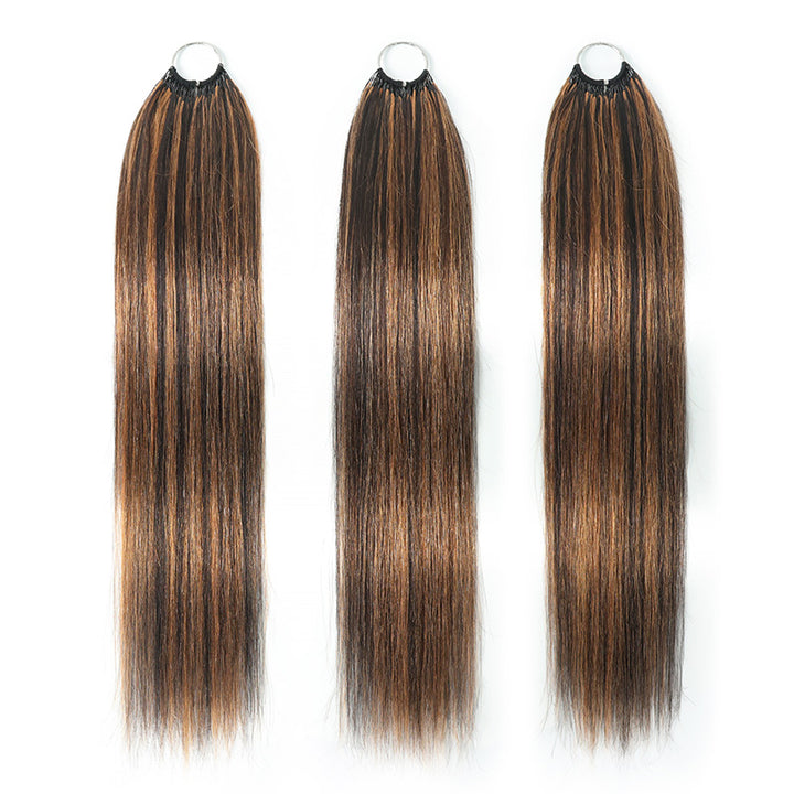 P1B/30 Highlight Color Straight Crochet Human Hair Miracle Konts Feather Human Hair Extension