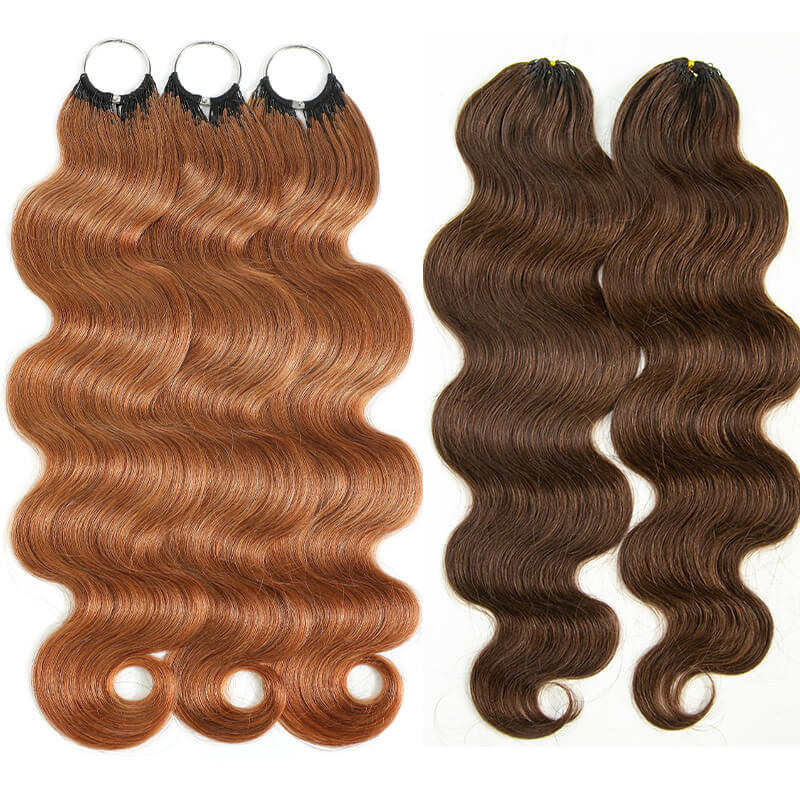 5Packs Crochet Hair Deal-2Mixed Colors Highlight Feather Crochet Human Hair Extensions in Multiple Textures Available
