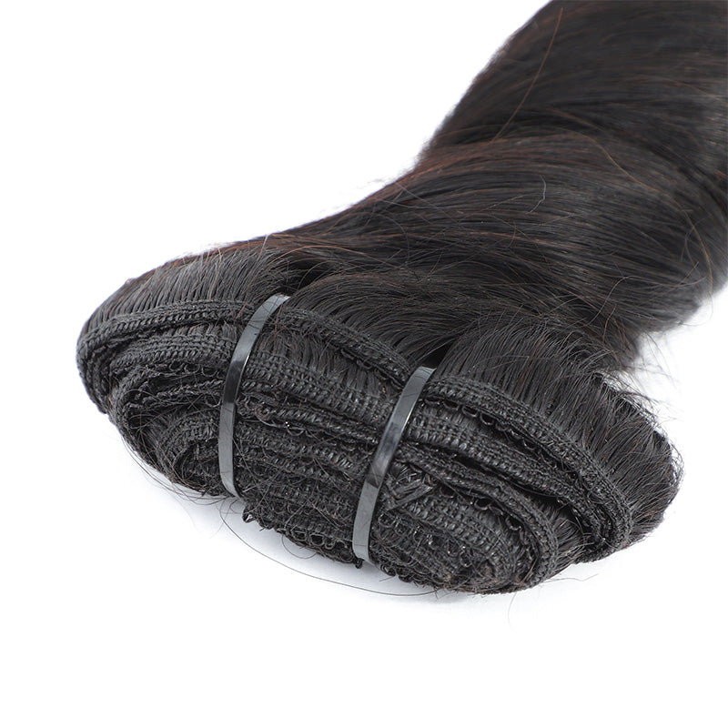 Loose Wave Seamless Clip In Human Hair Extensions For Black Women Natural Color 8 /16 Pieces 120G /240G