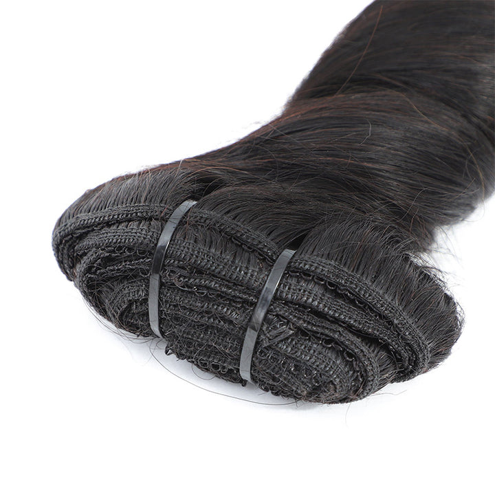 Loose Wave Seamless Clip In Human Hair Extensions For Black Women Natural Color 8 /16 Pieces 120G /240G
