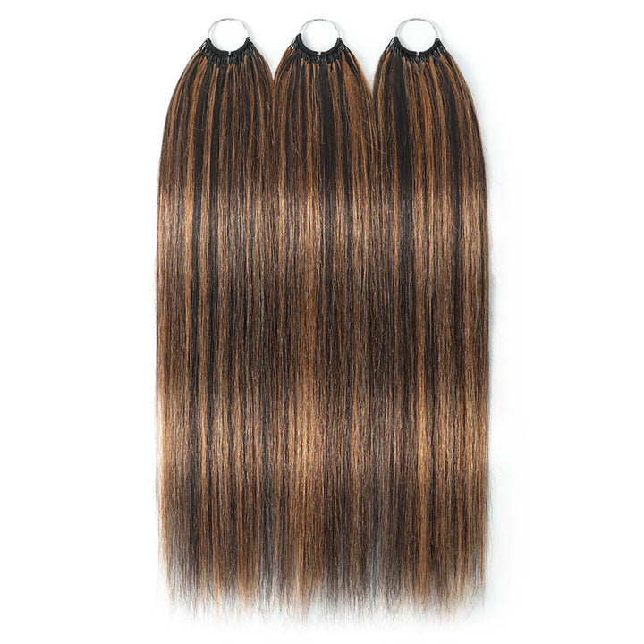 P1B/30 Highlight Color Straight Crochet Human Hair Miracle Konts Feather Human Hair Extension