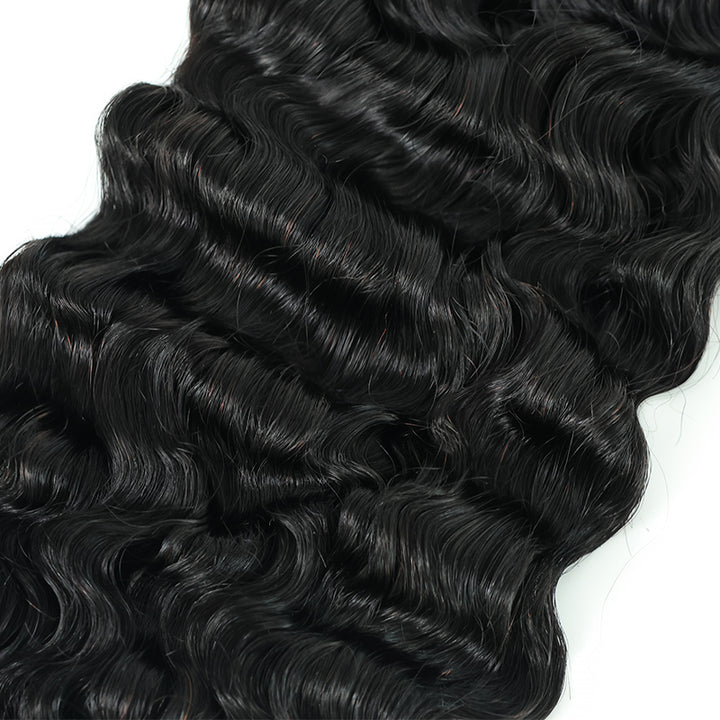 Super Double Drawn Burmese Curly Human Hair Bundles Unprocessed Full End Hair Extensions