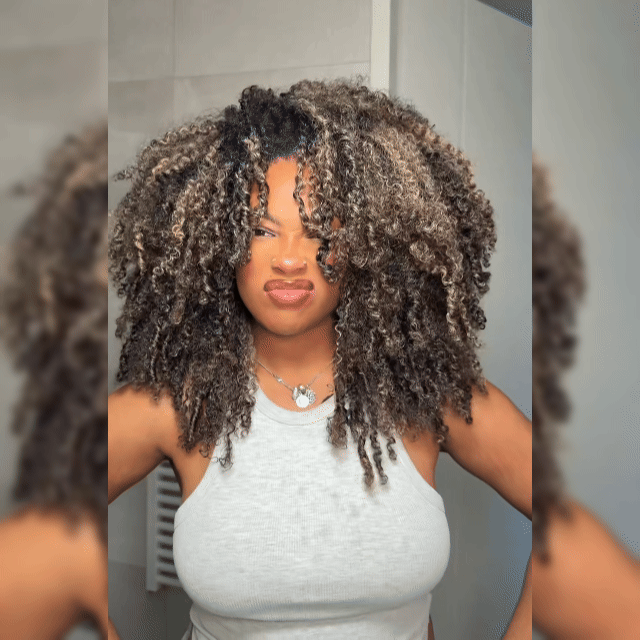 RhisoHair Ash Blonde Piano Highlight Burmese Curly/Pixie Curly/Jerry Curly Miracle Knots Crochet Human Hair for Braiding No Weft Boho Braids Extensions