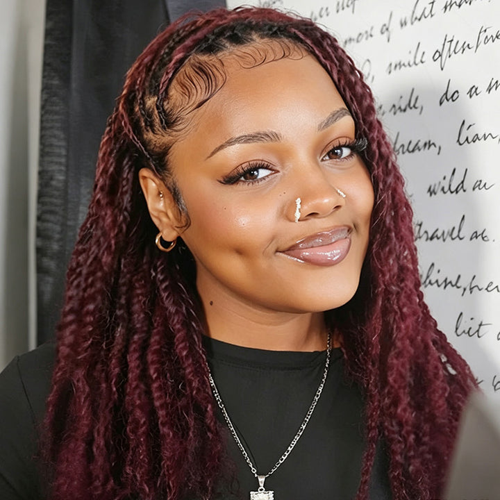 Natural Black Afro kinky Bulk Hair Extensions For Braiding Dreadlock Human Hair—RhisoHair