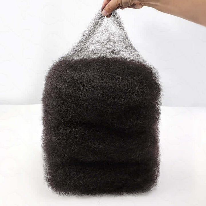 30 Copper Brown Afro kinky Bulk Hair Extensions For Braiding Dreadlock Human Hair—RhisoHair