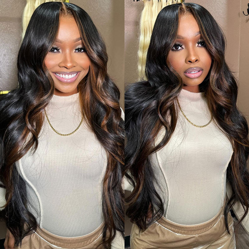 Body_Wave1B30_Chocolate_Blonde_With_Highlight_Wig_13x4_HD_Transpatent_Lace_Frontal_Wigs_Skunk_Stripe_Human_Hair_Wig