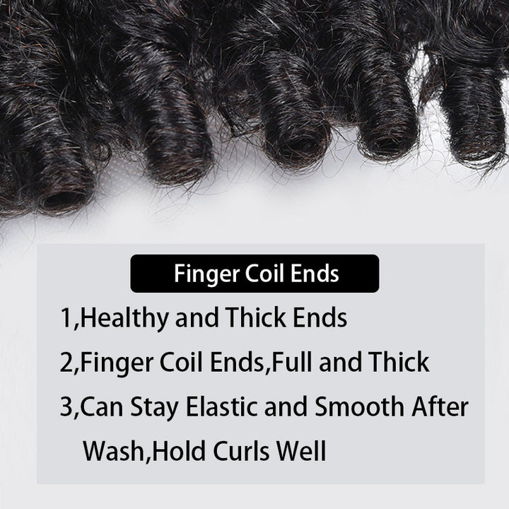 Luxury Human Hair Wig Burmese Curly 5x5/13X4/13x6 HD Transparent Lace Front Wigs With Finger Coil Ends Super Double Drawn Level