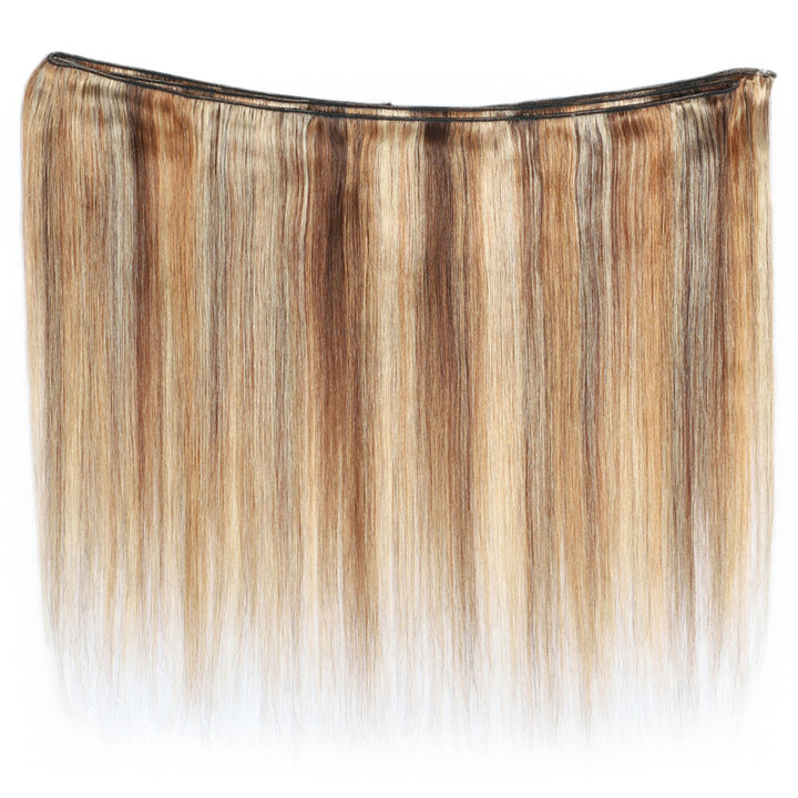 Chocolate-Brown-Human-Hair-Bundles-With-Highlights-P4-27-30-Straight-Bundles-Human-Hair-Rhisohair