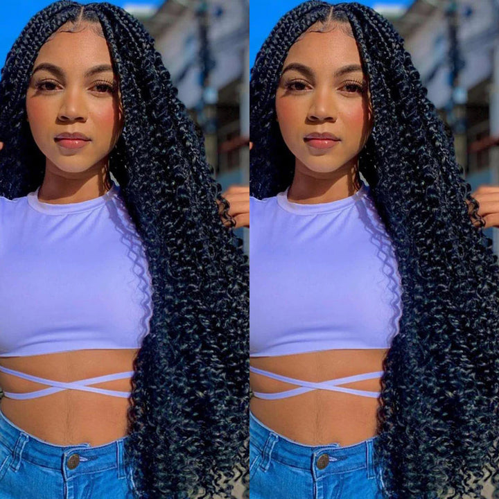 Kinky Curly Human Hair Braiding Hair Full Bulk Human Hair For Braiding Wet Wavy  No Weft Micro Braiding Hair Human Hair Extensions