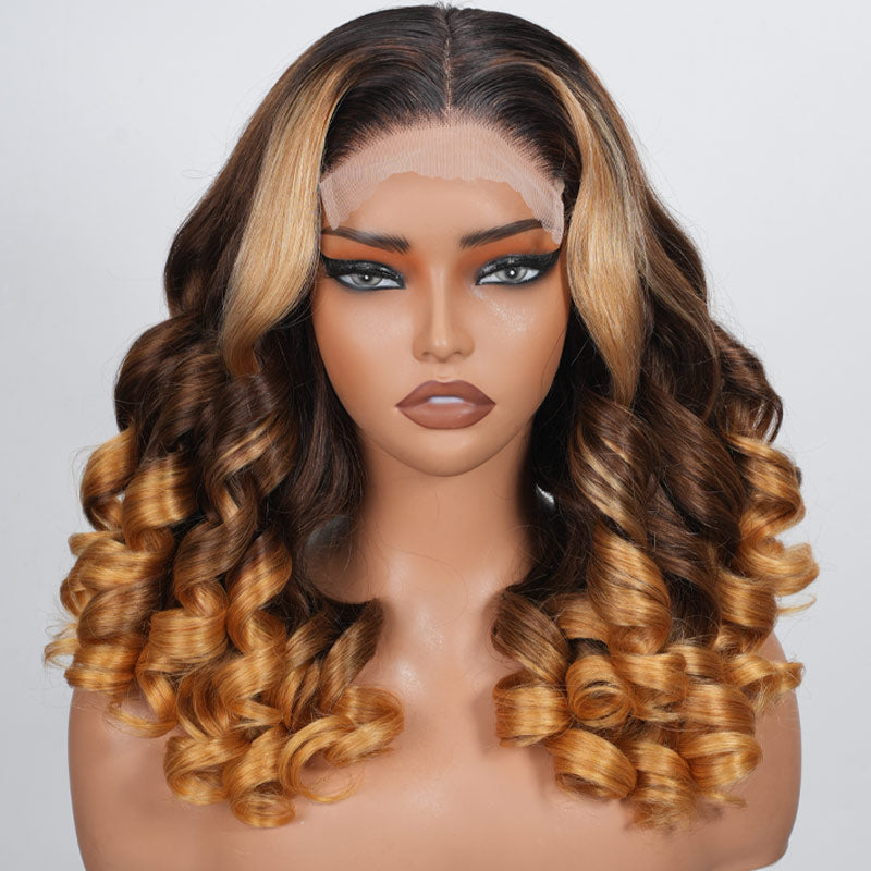 Ombre-Brown-T1B-4-27-Highlights--Loose-Body-Wave-Glueless-5x5-Closure-Lace-Wig--rhisohair