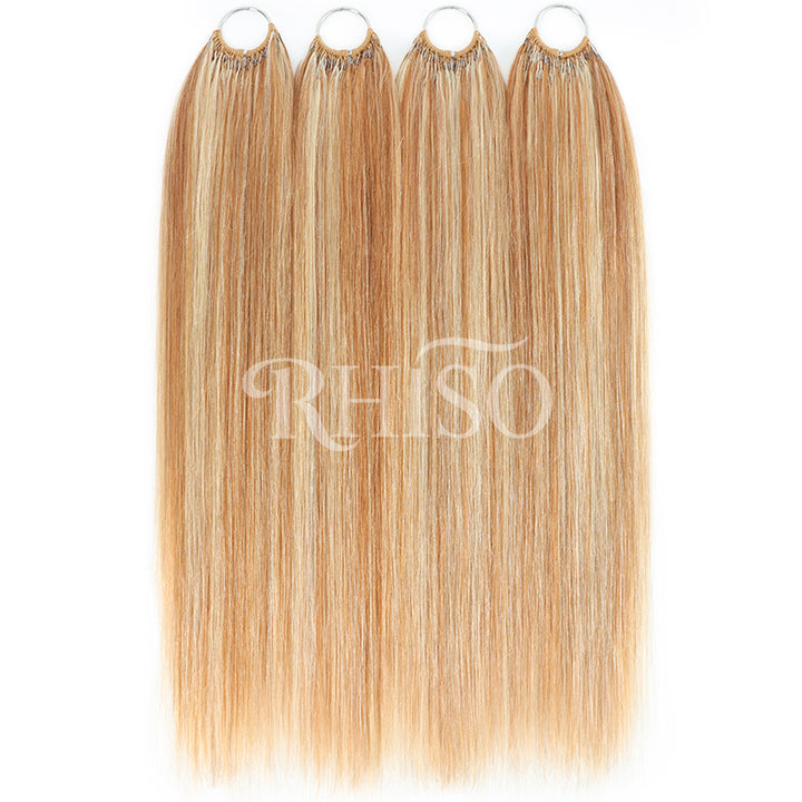 Mix Blonde P27/613 Highlight Color Straight Crochet Human Hair Miracle Konts Feather Human Hair Extension