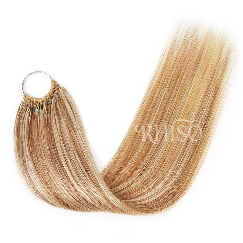 Mix Blonde P27/613 Highlight Color Straight Crochet Human Hair Miracle Konts Feather Human Hair Extension