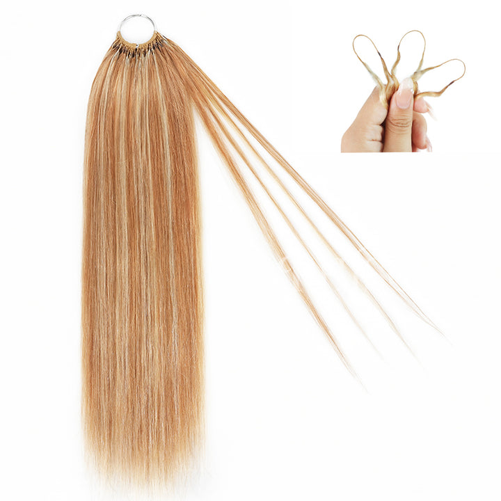 Mix Blonde P27/613 Highlight Color Straight Crochet Human Hair Miracle Konts Feather Human Hair Extension