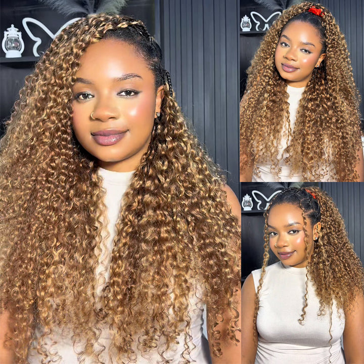 P4-27-30-Mix-Brown-Highlight-Burmese-Curly-Human-Crochet-Hair-Machine-Made-Miracle-Knots-Feather-Human-Hair-Extension-RhisoHair