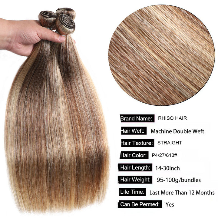 P4-27-613_Bundles_Human_Hair_Mix_Brown_Highlight_Straight_Human_Hair_3Bundles_Soft_And_Healthy_Unprocessed_Remy_Hair_Extensions_Double_Weft_Perfect_For_Straight_Styles-rhisohair