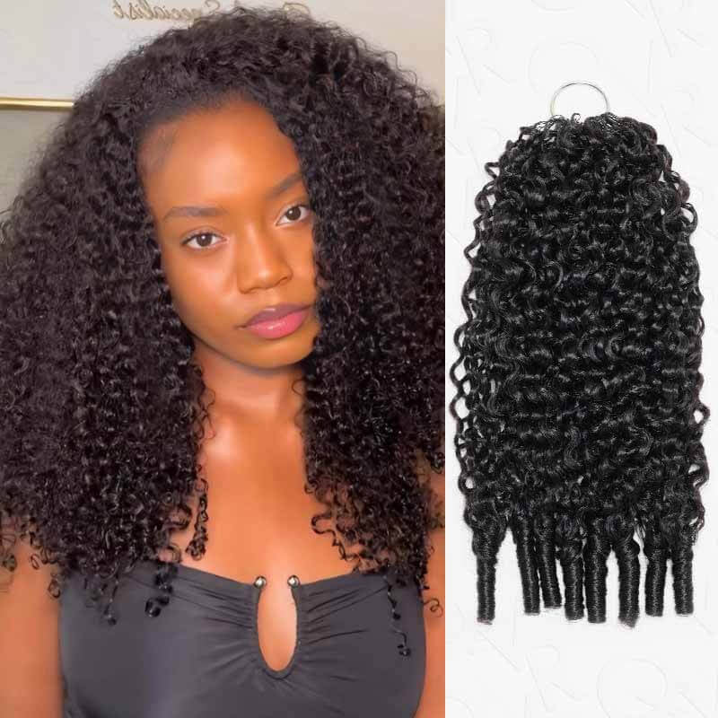 RhisoHair-Burmese-Curly-Crochet-Hair-Natural-Black-Machine-Made-Feather-Human-Hair-Extension