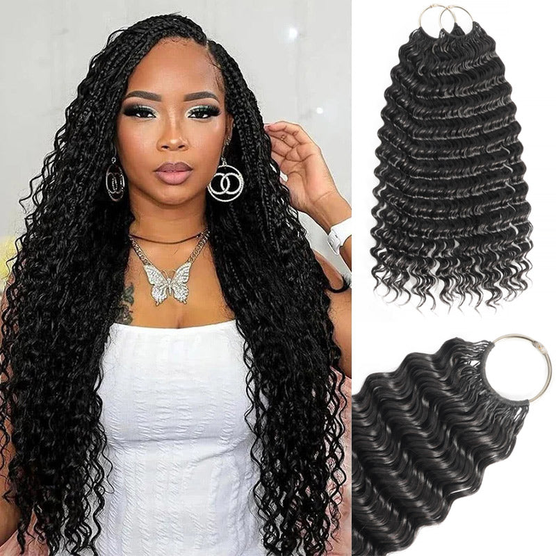 RhisoHair-Deep-Wave-Crochet-Hair-Natural-Black-Machine-Made-Feather-Human-Hair-Extension