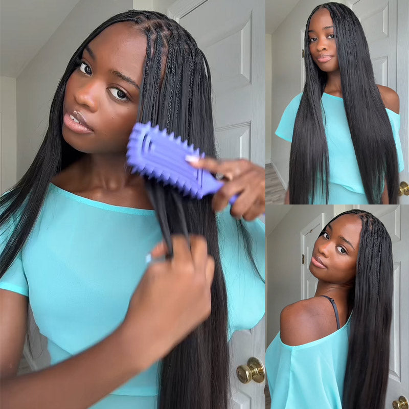 RhisoHair-Straight-Crochet-Hair-Natural-Black-Machine-Made-Feather-Human-Hair-Extension-001