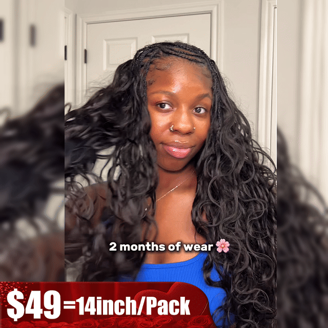 RhisoHair Body Wave Crochet Hair Natural Black Machine Made Feather Human Hair Extension Bonus Sale-No Code Needed