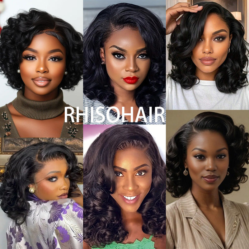 Baba Curl Bob Wig 5x5 HD Lace Closure Egg Curl Wig 100% Human Hair Salon-Quality Luxurious