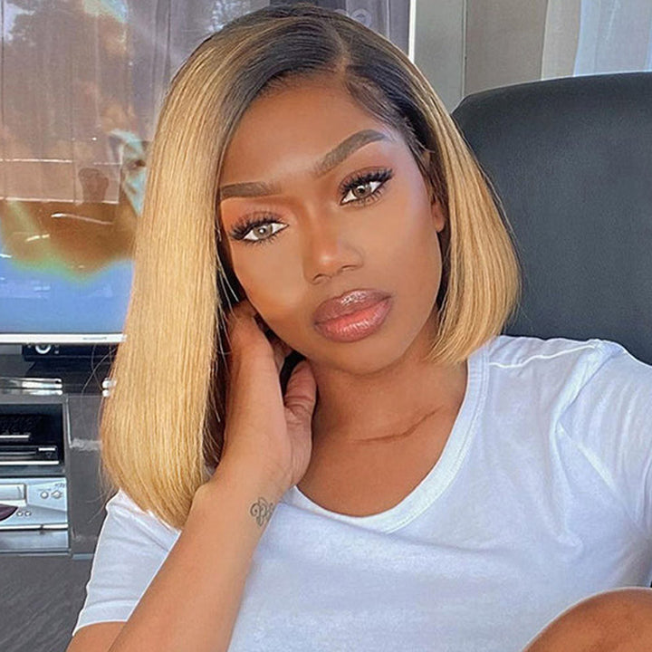 Short-Straight-Bob-Wig-T1B-27-Ombre-Blonde-13x4-HD-Transparent-Lace-Frontal-Wigs-rhisohair
