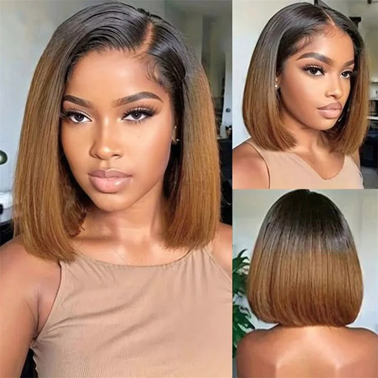 Short-Straight-Bob-Wig-T1B-30-Ombre-Blonde-13x4-HD-Transparent-Lace-Frontal-Wig-Brazilian-Virgin-Human-Hair-rhisohair