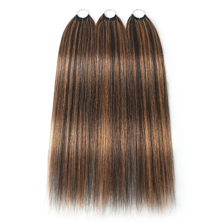 P1B/30 Highlight Color Straight Crochet Human Hair Miracle Konts Feather Human Hair Extension