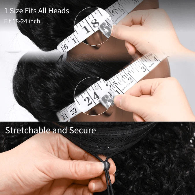 [Upgrade Strap] Water Wave 99J Burgundy Wig Pull To Go 13x4 Pre Cut HD Transparent Lace Frontal Wig Natural Hairline