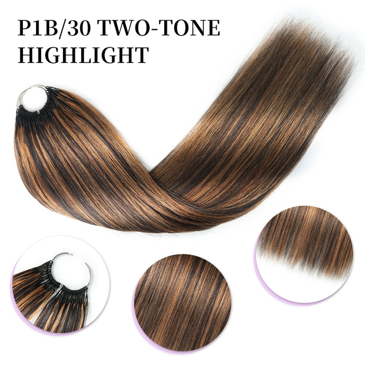 P1B/30 Highlight Color Straight Crochet Human Hair Miracle Konts Feather Human Hair Extension