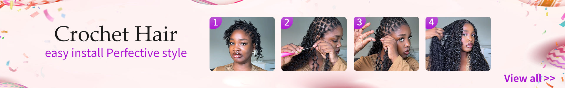crochet hair install