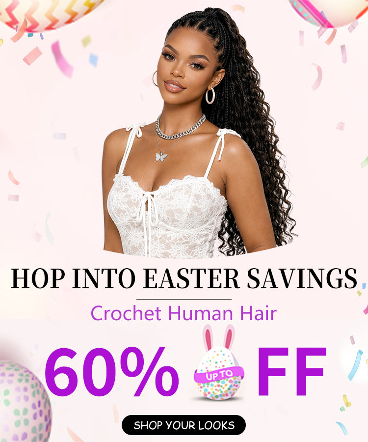 crochet human hair 60% off