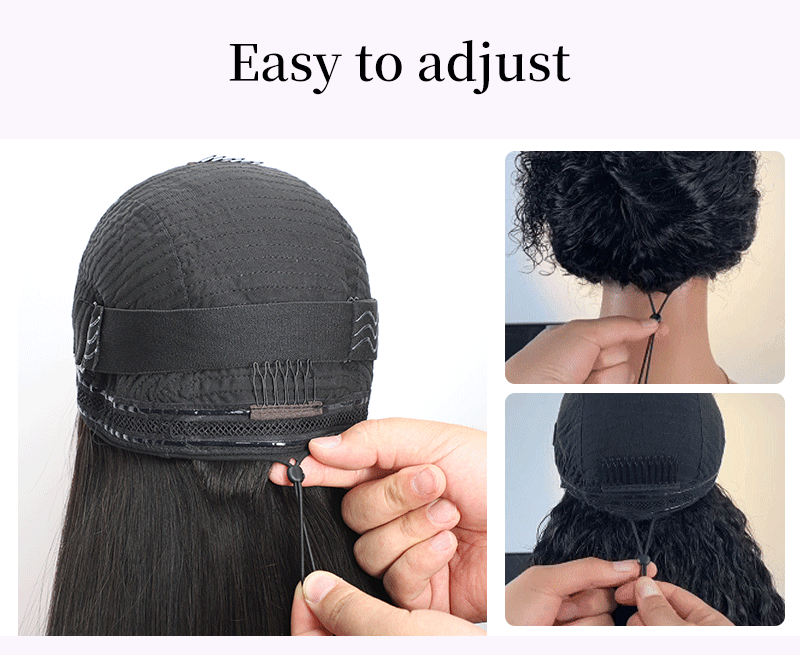 RhisoHair Mix Brown P4/27/613 Highlight Body Wave Wig 5x5 Pull To Go Glueless Human Hair Wig With Invisible Adjustable Drawstring 300% Density