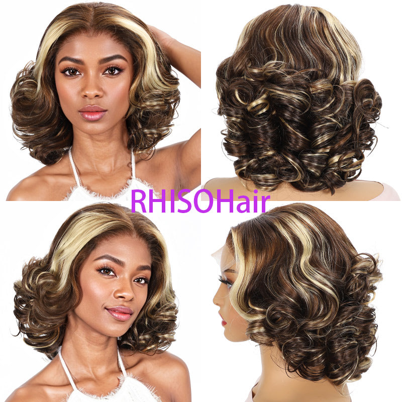 Baba Curl Bob Wig 5x5 HD Lace Closure Egg Curl Wig 100% Human Hair Salon-Quality Luxurious
